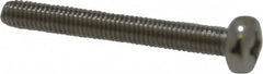Value Collection - M3x0.50 Metric Coarse, 25mm Length Under Head Phillips Drive Machine Screw - Pan Head, Grade 18-8 Stainless Steel, Uncoated, Without Washer - Exact Tooling