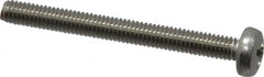 Value Collection - M4x0.70 Metric Coarse, 30mm Length Under Head Phillips Drive Machine Screw - Pan Head, Grade 18-8 Stainless Steel, Uncoated, Without Washer - Exact Tooling