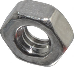Value Collection - M2x4.00 Stainless Steel Right Hand Hex Nut - 4mm Across Flats, 1.6mm High, Uncoated - Exact Tooling