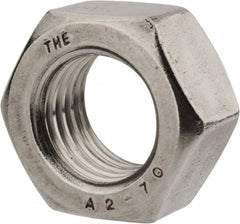 Value Collection - M24x3.00 Stainless Steel Right Hand Hex Nut - 36mm Across Flats, 19mm High, Uncoated - Exact Tooling
