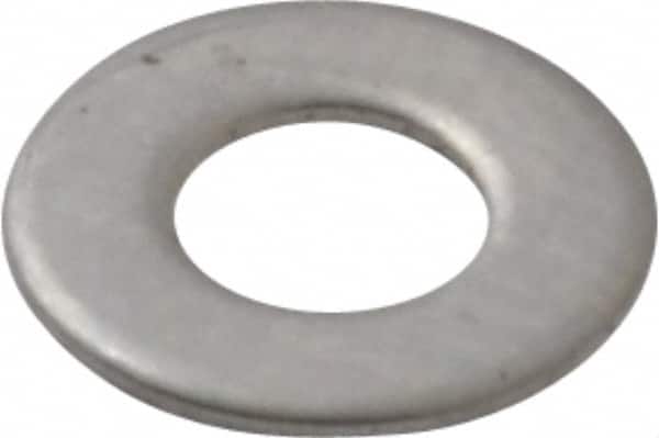 Value Collection - M2 Screw, Grade 18-8 Stainless Steel Standard Flat Washer - 2.2mm ID x 5mm OD, 0.3mm Thick - Exact Tooling