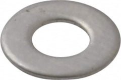 Value Collection - M2 Screw, Grade 18-8 Stainless Steel Standard Flat Washer - 2.2mm ID x 5mm OD, 0.3mm Thick - Exact Tooling