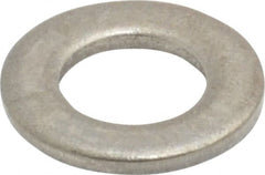 Value Collection - M5 Screw, Grade 18-8 Stainless Steel Standard Flat Washer - 5.3mm ID x 10mm OD, 1mm Thick - Exact Tooling