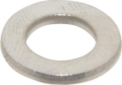 Value Collection - M6 Screw, Grade 18-8 Stainless Steel Standard Flat Washer - 6.4mm ID x 12mm OD, 1.6mm Thick - Exact Tooling