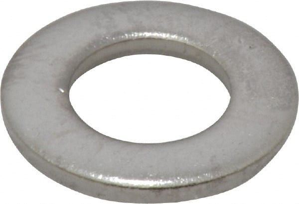 Value Collection - M10 Screw, Grade 18-8 Stainless Steel Standard Flat Washer - 10.5mm ID x 20mm OD, 2mm Thick - Exact Tooling