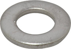 Value Collection - M10 Screw, Grade 18-8 Stainless Steel Standard Flat Washer - 10.5mm ID x 20mm OD, 2mm Thick - Exact Tooling