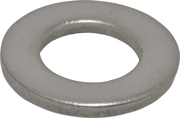 Value Collection - M12 Screw, Grade 18-8 Stainless Steel Standard Flat Washer - 13mm ID x 24mm OD, 2.5mm Thick - Exact Tooling