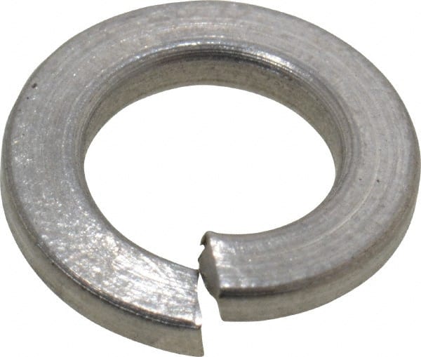 Value Collection - M5, 5.1mm ID, 1.2mm Thick Split Lock Washer - 18-8 Austenitic Grade A2 Stainless Steel, 5.1mm Min ID, 5.4mm Max ID, 9.2mm Max OD - Exact Tooling