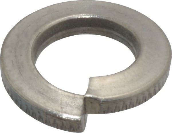 Value Collection - M8, 8.1mm ID, 2mm Thick Split Lock Washer - 18-8 Austenitic Grade A2 Stainless Steel, 8.1mm Min ID, 8.5mm Max ID, 14.8mm Max OD - Exact Tooling