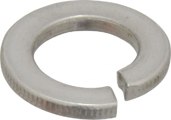 Value Collection - M12, 10.2mm ID, 2.5mm Thick Split Lock Washer - 18-8 Austenitic Grade A2 Stainless Steel, 12.2mm Min ID, 12.7mm Max ID, 21.1mm Max OD - Exact Tooling