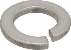 Value Collection - M12, 10.2mm ID, 2.5mm Thick Split Lock Washer - 18-8 Austenitic Grade A2 Stainless Steel, 12.2mm Min ID, 12.7mm Max ID, 21.1mm Max OD - Exact Tooling