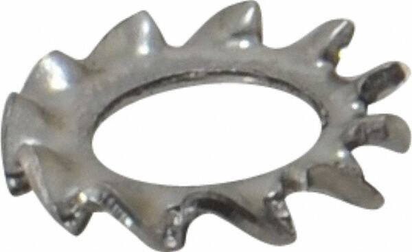 Value Collection - M5 Screw, 5.3mm ID, Stainless Steel External Tooth Lock Washer - 10mm OD, Grade 18-8 & Austenitic A2 - Exact Tooling