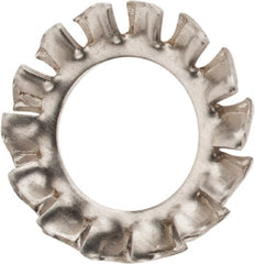 Value Collection - M8 Screw, 8.4mm ID, Stainless Steel External Tooth Lock Washer - 15mm OD, Grade 18-8 & Austenitic A2 - Exact Tooling