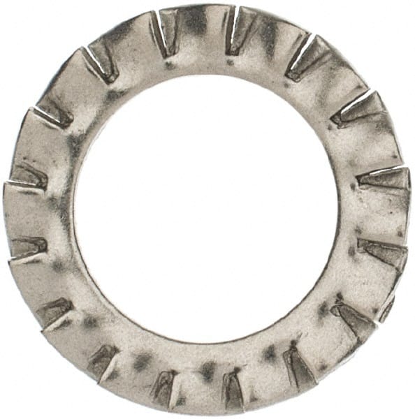 Value Collection - M12 Screw, 13mm ID, Stainless Steel External Tooth Lock Washer - 20.5mm OD, Grade 18-8 & Austenitic A2 - Exact Tooling