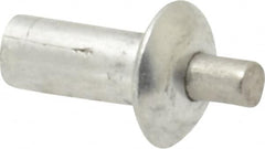 Made in USA - Universal Head Aluminum Alloy Drive Blind Rivet - Stainless Steel Mandrel, 0.172" to 3/16" Grip, 1/4" Head Diam, 0.128" to 0.14" Hole Diam, 0.281" Length Under Head, 1/8" Body Diam - Exact Tooling