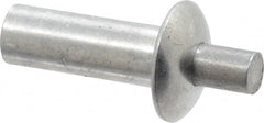 Made in USA - Universal Head Aluminum Alloy Drive Blind Rivet - Aluminum Alloy Mandrel, 0.328" to 3/8" Grip, 3/8" Head Diam, 0.191" to 0.219" Hole Diam, 0.531" Length Under Head, 3/16" Body Diam - Exact Tooling
