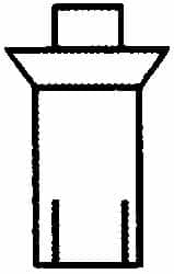 Made in USA - Countersunk Head Aluminum Alloy Drive Blind Rivet - Aluminum Alloy Mandrel, 0.453" to 1/2" Grip, 0.458" Head Diam, 0.266" to 0.281" Hole Diam, 0.561" Length Under Head, 1/4" Body Diam - Exact Tooling