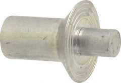 Made in USA - Countersunk Head Aluminum Alloy Drive Blind Rivet - Aluminum Alloy Mandrel, 0.266" to 5/16" Grip, 0.458" Head Diam, 0.266" to 0.281" Hole Diam, 0.374" Length Under Head, 1/4" Body Diam - Exact Tooling