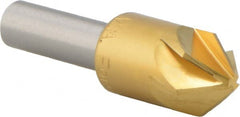 M.A. Ford - 5/8" Head Diam, 3/8" Shank Diam, 6 Flute 82° High Speed Steel Countersink - Exact Tooling