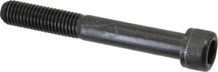 Value Collection - M12x1.75 Metric Coarse Hex Socket Drive, Socket Cap Screw - Grade 12.9 Alloy Steel, Black Oxide Finish, Partially Threaded, 90mm Length Under Head - Exact Tooling
