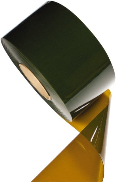 Aleco - Dark Amber Replacement Vinyl Strip Standard Dock Curtain Strips - 8" Wide x 150' Long x 0.08" Thick, PVC - Exact Tooling