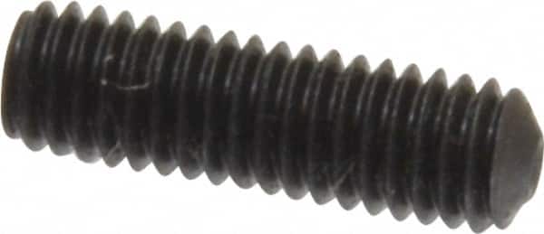 Value Collection - M3x0.50 Metric Coarse, 10mm OAL, Cup Point Set Screw - Grade 14.9 (45H) Alloy Steel, 1.5mm Key - Exact Tooling