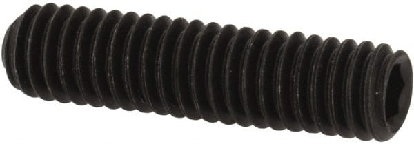 Value Collection - M4x0.70 Metric Coarse, 16mm OAL, Cup Point Set Screw - Grade 14.9 (45H) Alloy Steel, 2mm Key - Exact Tooling