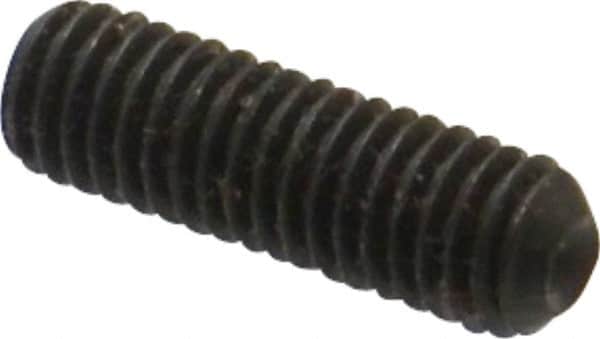 Value Collection - M5x0.80 Metric Coarse, 16mm OAL, Cup Point Set Screw - Grade 14.9 (45H) Alloy Steel, 2.5mm Key - Exact Tooling