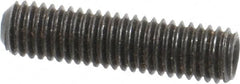 Value Collection - M5x0.80 Metric Coarse, 20mm OAL, Cup Point Set Screw - Grade 14.9 (45H) Alloy Steel, 2.5mm Key - Exact Tooling