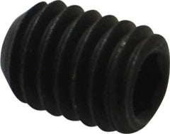 Value Collection - M6x1.00 Metric Coarse, 8mm OAL, Cup Point Set Screw - Grade 14.9 (45H) Alloy Steel, 3mm Key - Exact Tooling