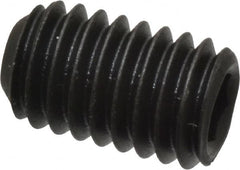 Value Collection - M6x1.00 Metric Coarse, 10mm OAL, Cup Point Set Screw - Grade 14.9 (45H) Alloy Steel, 3mm Key - Exact Tooling