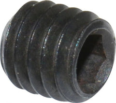 Value Collection - M3x0.50, 3mm OAL, Flat Point Set Screw - Grade 14.9 (45H) Alloy Steel, 1.5mm Key - Exact Tooling