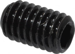 Value Collection - M3x0.50, 5mm OAL, Flat Point Set Screw - Grade 14.9 (45H) Alloy Steel, 1.5mm Key - Exact Tooling