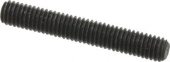 Value Collection - M3x0.50, 20mm OAL, Flat Point Set Screw - Grade 14.9 (45H) Alloy Steel, 1.5mm Key - Exact Tooling