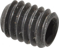 Value Collection - M4x0.70, 5mm OAL, Flat Point Set Screw - Grade 14.9 (45H) Alloy Steel, 2mm Key - Exact Tooling