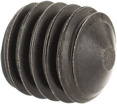 Value Collection - M8x1.25, 8mm OAL, Cone Point Set Screw - Grade 14.9 (45H) Alloy Steel, 4mm Key - Exact Tooling