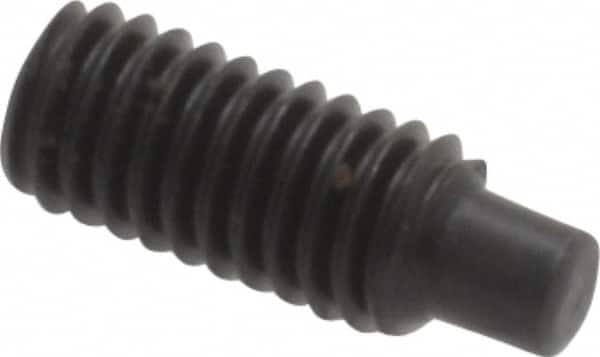 Value Collection - M3x0.50, 8mm OAL, Dog Point Set Screw - Grade 14.9 (45H) Alloy Steel, 1.5mm Key - Exact Tooling