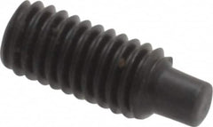 Value Collection - M3x0.50, 8mm OAL, Dog Point Set Screw - Grade 14.9 (45H) Alloy Steel, 1.5mm Key - Exact Tooling