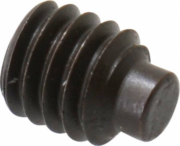 Value Collection - M4x0.70, 5mm OAL, Dog Point Set Screw - Grade 14.9 (45H) Alloy Steel, 2mm Key - Exact Tooling