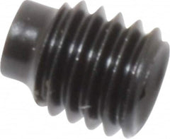 Value Collection - M5x0.80, 6mm OAL, Dog Point Set Screw - Grade 14.9 (45H) Alloy Steel, 2.5mm Key - Exact Tooling