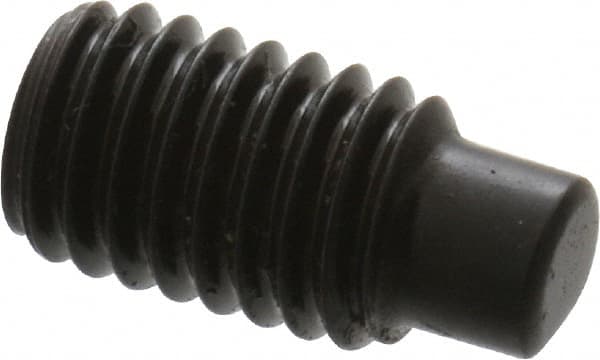 Value Collection - M5x0.80, 10mm OAL, Dog Point Set Screw - Grade 14.9 (45H) Alloy Steel, 2.5mm Key - Exact Tooling