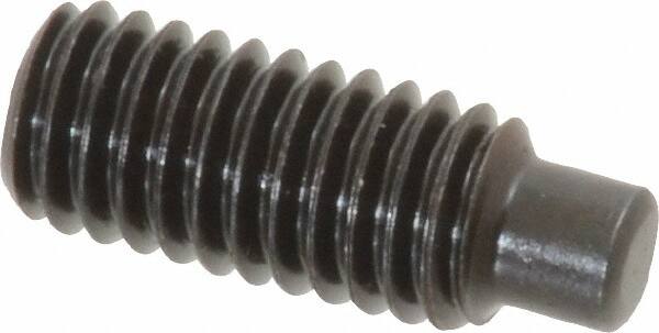 Value Collection - M6x1.00, 16mm OAL, Dog Point Set Screw - Grade 14.9 (45H) Alloy Steel, 3mm Key - Exact Tooling