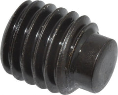 Value Collection - M10x1.50, 12mm OAL, Dog Point Set Screw - Grade 14.9 (45H) Alloy Steel, 5mm Key - Exact Tooling