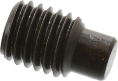 Value Collection - M10x1.50, 16mm OAL, Dog Point Set Screw - Grade 14.9 (45H) Alloy Steel, 5mm Key - Exact Tooling