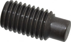 Value Collection - M12x1.75, 25mm OAL, Dog Point Set Screw - Grade 14.9 (45H) Alloy Steel, 6mm Key - Exact Tooling