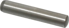 Value Collection - 3mm Diam x 16mm Pin Length Grade 8 Alloy Steel Precision Dowel Pin - Bright Finish, 1 Rounded End - Exact Tooling
