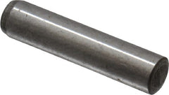 Value Collection - 4mm Diam x 18mm Pin Length Grade 8 Alloy Steel Precision Dowel Pin - Bright Finish, 1 Rounded End - Exact Tooling