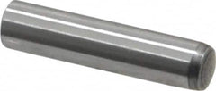 Value Collection - 5mm Diam x 22mm Pin Length Grade 8 Alloy Steel Precision Dowel Pin - Bright Finish, 1 Rounded End - Exact Tooling