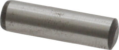 Value Collection - 6mm Diam x 22mm Pin Length Grade 8 Alloy Steel Precision Dowel Pin - Bright Finish, 1 Rounded End - Exact Tooling