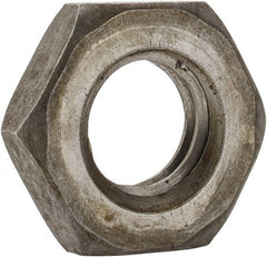 Value Collection - M10x1.50 Steel Right Hand Hex Jam Nut - 17mm Across Flats, 5mm High, Uncoated - Exact Tooling